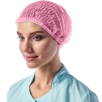 Шапочка шарлотта Medicosm (Розовый, 100 шт)