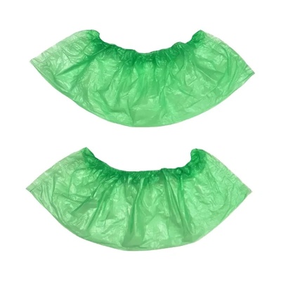 Бахилы медицинские детские полиэтиленовые Alliance 4 мкм (3000 пар, Зеленый, Коробка)