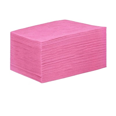 Простыни одноразовые Standart Plus в сложении (Розовый, 70x80 см, 50 шт)