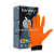 Перчатки нитриловые смотровые Benovy Nitrile Pro Dual Color оранжево черные 