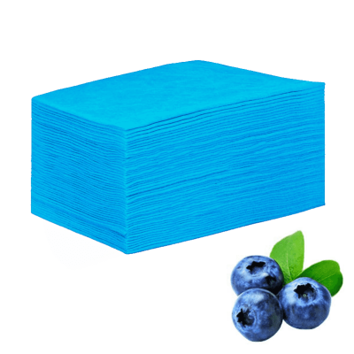 Простыни одноразовые голубые в сложении 80x200 см (25 штуп)