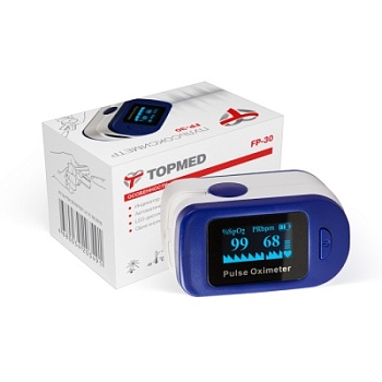 01829 Пульсоксиметр напалечный TOPMED FP-30