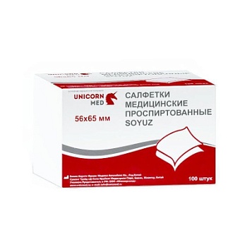 Салфетки инъекционные Unicorn Med SOYUZ