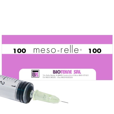 Иглы медицинские стерильные одноразовые для мезотерапии Meso-relle (30G (0,30x6 мм), 100 шт, Luer)