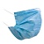 Маска одноразовая 3-х слойная на резинке голубая