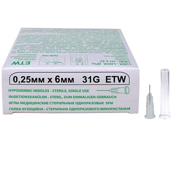 Иглы медицинские стерильные одноразовые для мезотерапии SFM