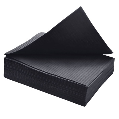 1 Салфетки ламинированные EleWhite Standart (бумага + полиэтилен) (Черный, 33x45 см, 500 шт)