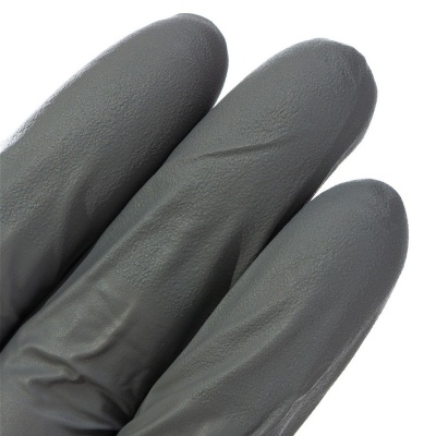 Перчатки нитриловые Benovy серые 01620-1