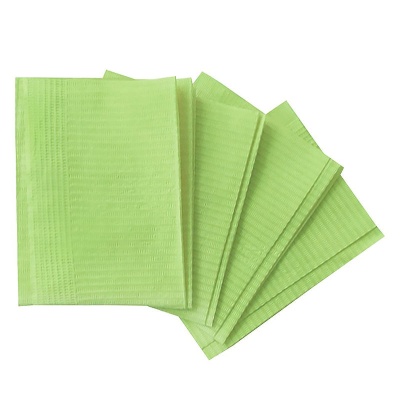 Салфетки ламинированные EleWhite Standart (бумага + полиэтилен) (Зеленый, 33x45 см,) 1