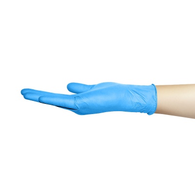 02159-3 Перчатки нитриловые смoтровые mediOk Optima BS голубые