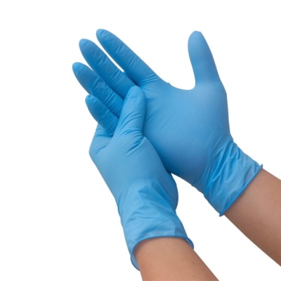 Перчатки смотровые нитриловые Safe&Care TN303 голубые 01188-3