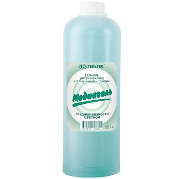 Гель для ультразвуковых исследований и терапии Медиагель средней вязкости цветной