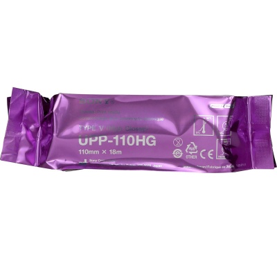 Термобумага SONY для УЗИ в рулоне (110 мм x 18 м, UPP-110HG)