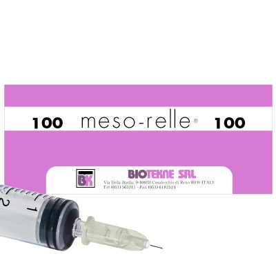 Иглы медицинские стерильные одноразовые для мезотерапии Meso-relle (30G (0,30x4 мм), 100 шт, Luer)