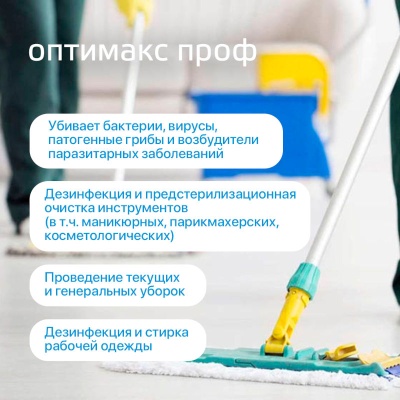 01488 2 Универсальное концентрированное дезинфицирующее средство Оптимакс Проф