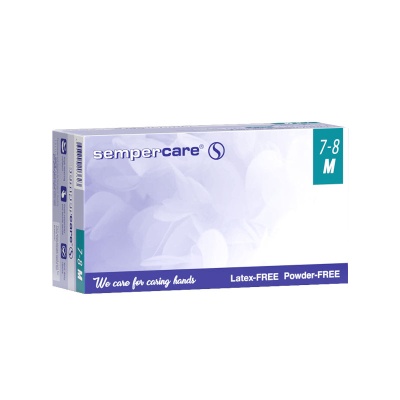 02031 Перчатки нитриловые смотровые Sempercare LN307 1фиолетовые