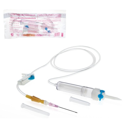 Система трансфузионная для переливания крови, пластиковый шип SFM (18G (1,20х40 мм), 20 шт, Luer)