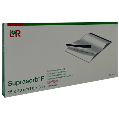 Стерильная прозрачная пленка для перевязки ран Suprasorb F (15 х 20 см, 10 шт)