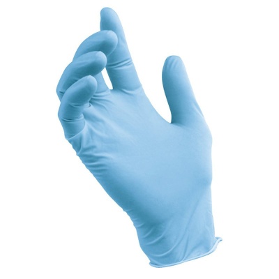 Перчатки смотровые нитриловые Archdale Nitrile голубые 2